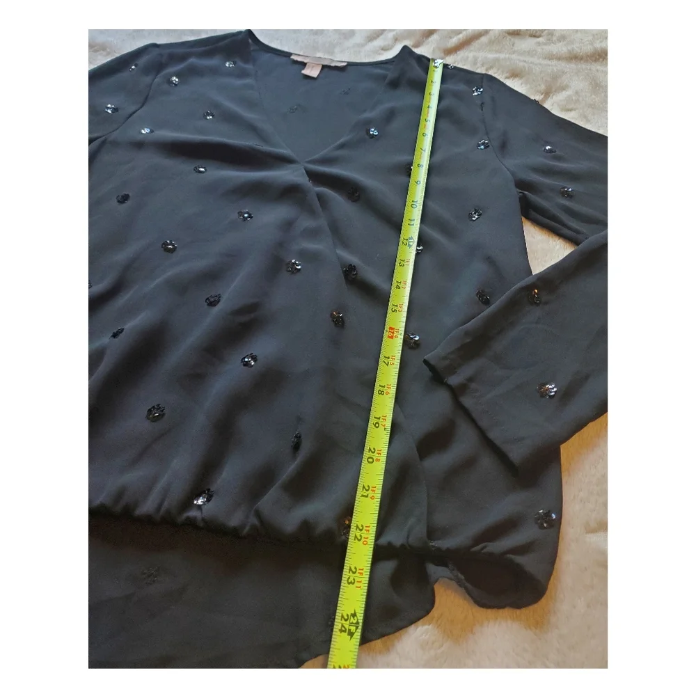 Forever 21 polka dot sequins top - Picture 4 of 10